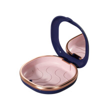 Retainer Case Slim Portable Storage Box with Mirror and