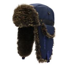 Men's Winter Ski Hat Waterproof Windproof Trapper Cap Dark