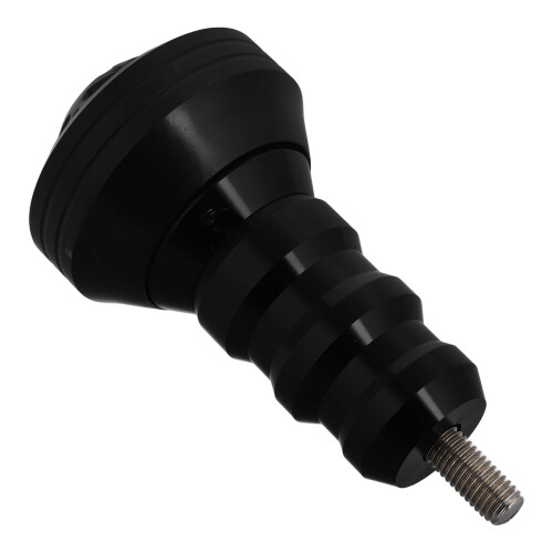 Aluminum Adjustable Lanyard Crash Slider Black