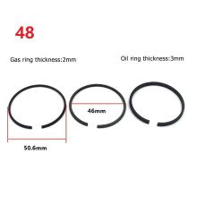 Air Compressor Piston Ring Kit for 42-65mm Cylinders 3 Pcs
