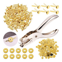 Brass Paper Fasteners with Washers 300 pcs 3/4 inch