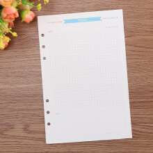 Assorted Color Loose Leaf Paper A5 6-Ring Spiral Notebook