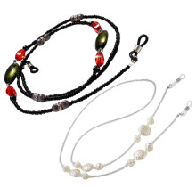 HEMOTON Hanging Glasses Rope Necklace 2 pcs 66x1 cm