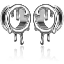Water Drop Ear Gauges Hypoallergenic 316 Stainless Steel 2