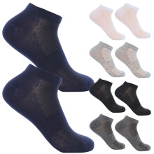 Men's Ankle Socks with Elastic Support 5 Pairs