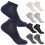 Men's Ankle Socks with Elastic Support 5 Pairs 1
