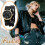 Women's Analog Quartz Watch with Leather Strap and Round 6