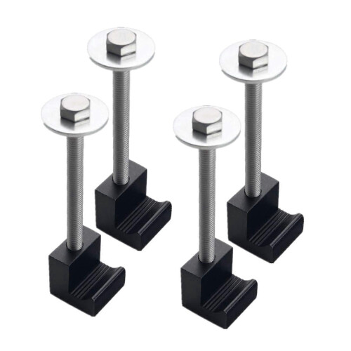 Truck Tie Downs J Hook Crossover Universal Mount Black