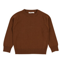 Kids Knit Pullover Sweater Long Sleeve Round Neck Solid