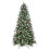 Artificial Christmas Tree PE/PVC 4ft 747 tips with red 1