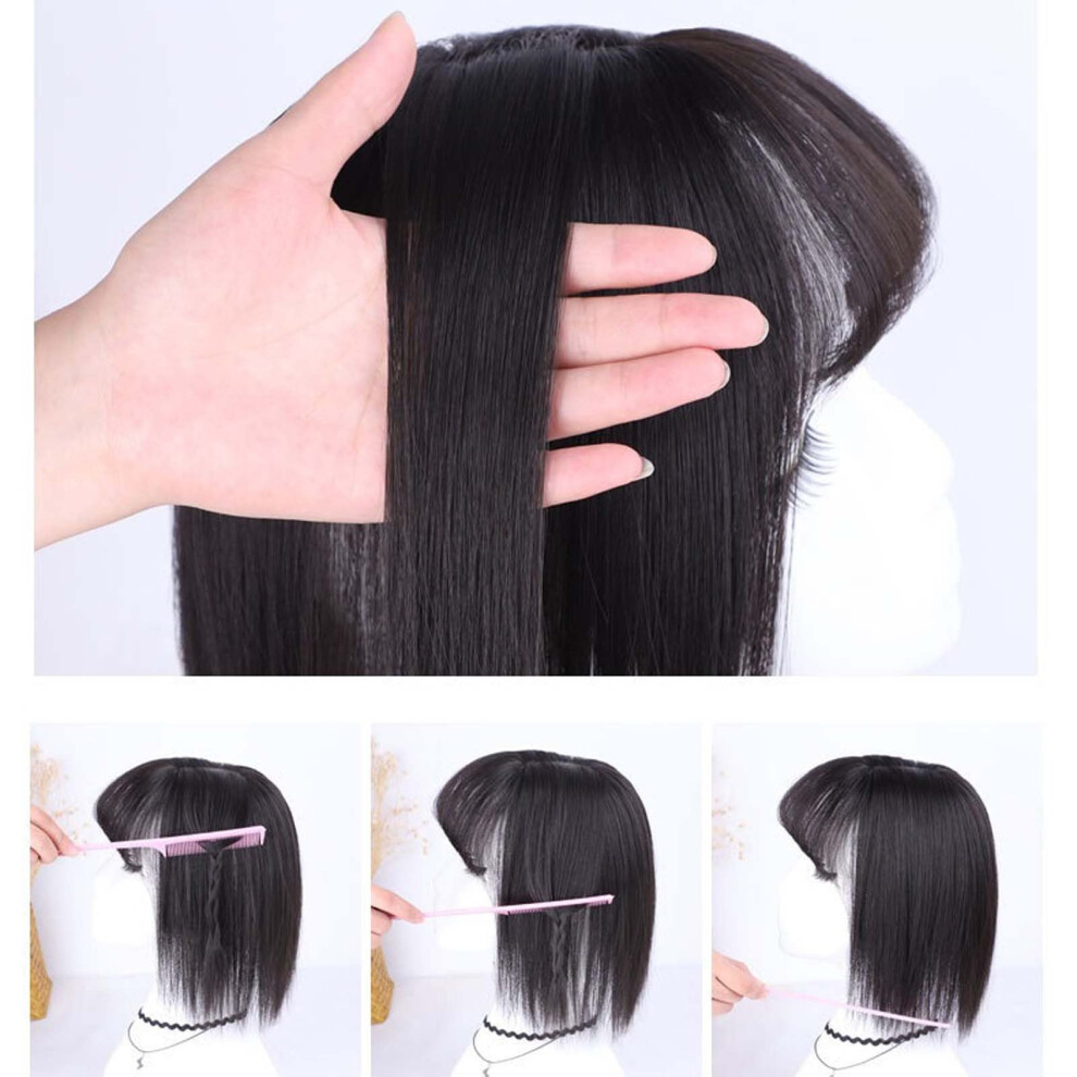Women's Bangs Wig Piece Hair Patch Top of Head