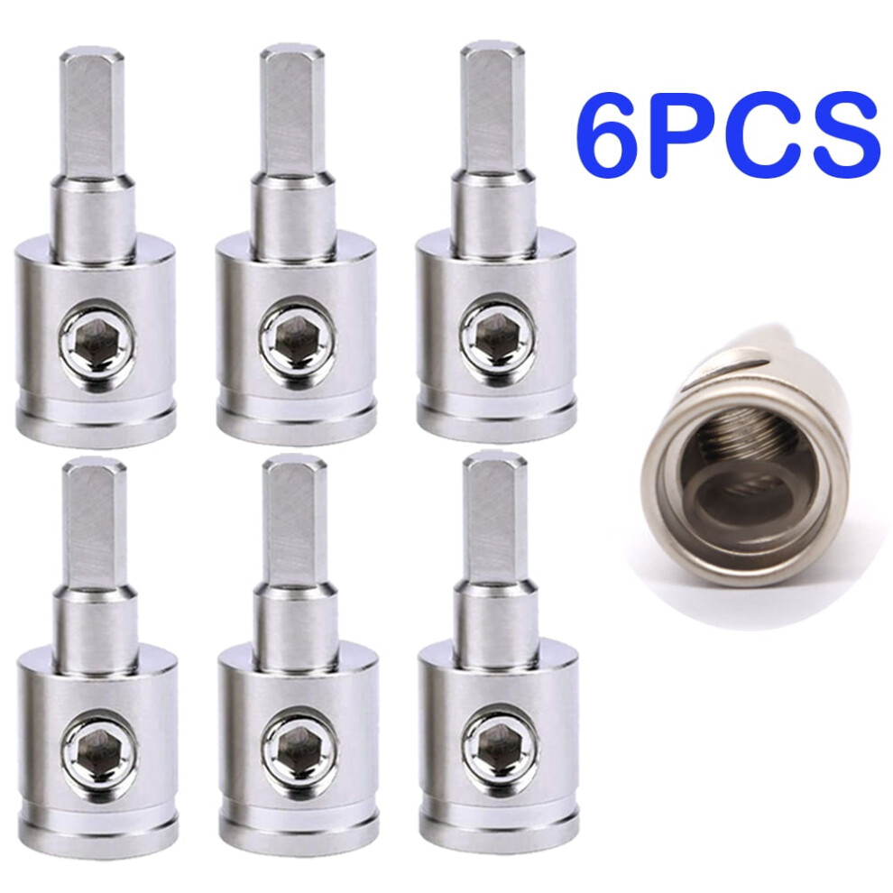 Amp Input Reducer 1/0 To 4 Gauge Wire 6Pcs 9399596426112