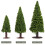 Pine Trees for O Scale Model Railroad Layout 15 pcs 1