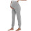 Women's maternity jeans over belly solid trousers 1