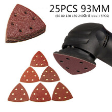 Triangle Sanding Pads Premium Material 25 Pcs 93mm