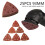 Triangle Sanding Pads Premium Material 25 Pcs 93mm 1