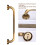 EBTOOLS Bathtub Handrail Brass Safety Grab Bar 4