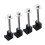 Truck Tie Downs J Hook Crossover Universal Mount Black 5