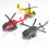Mini Pullback Helicopter Toys Plastic Inertia Aircraft 6 Pcs 6