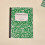 Green Marble Snowflake Notebook American Style 200 Pages 4