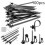 Mixed Car Line Cable Ties Zip Tie Clip 100 pcs 4