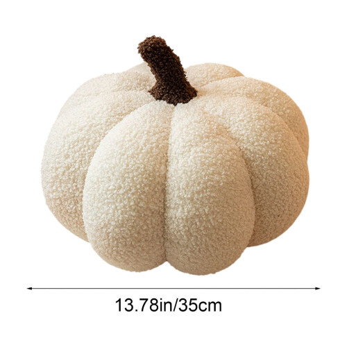 3D Simulated Pumpkin Pillow Plush Throw 14 inch 1