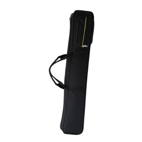 Bamboo Flute Carrier Bag with Zipper Black 1