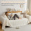 Pet Sofa Cover Beige 71 x 134 Inch 3
