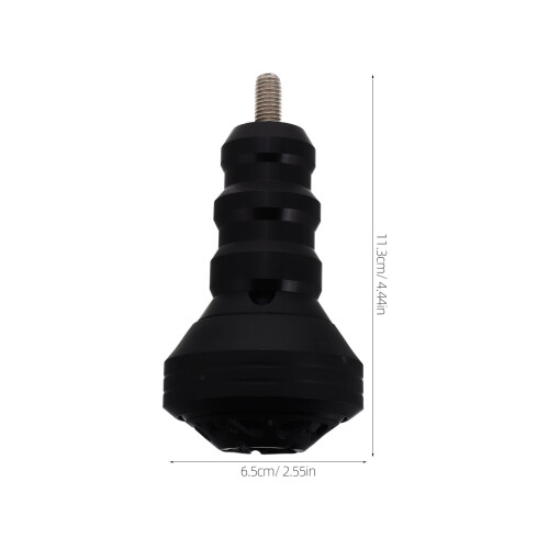Aluminum Adjustable Lanyard Crash Slider Black 1