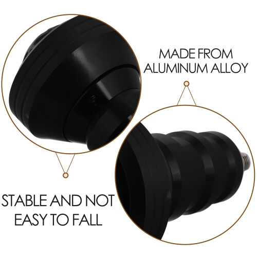 Aluminum Adjustable Lanyard Crash Slider Black 2