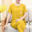 Women's Plus Size Summer Printed 2-Piece Pajama Set XL-3XL 2