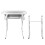 2-in-1 Dog Bathtub Foldable Portable Grey 8