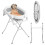 2-in-1 Dog Bathtub Foldable Portable Grey 3