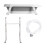 2-in-1 Dog Bathtub Foldable Portable Grey 4