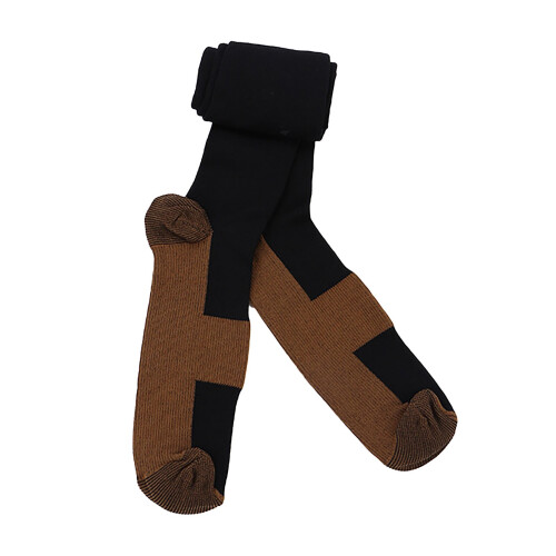 Women's sheer over-the-knee compression socks 1