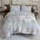 Silver Grey Boho Comforter Set Full Size 3-Piece 6