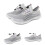 Women's Wide Width White Slip-On Sneakers 5