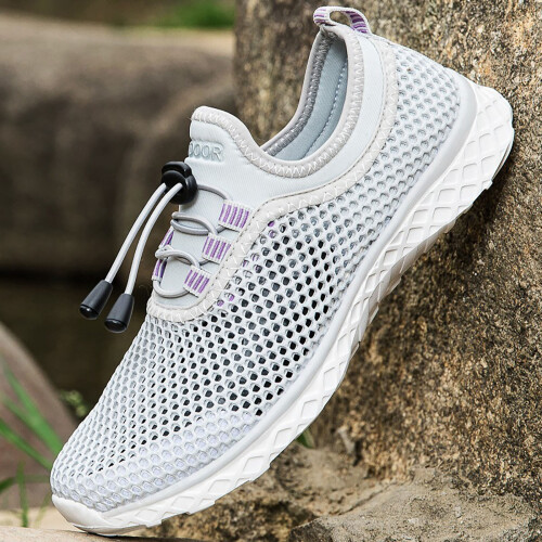 Women's Wide Width White Slip-On Sneakers 2