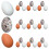 Miniature Bird Eggs Models for Dollhouse Decor 30 pcs 4