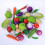 Plastic Vegetable Model Kitchen Ornament Set 5