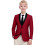 Boys Formal Jacket Solid Color Slim Fit Winter Coat for 3