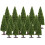 Pine Trees for O Scale Model Railroad Layout 15 pcs 2