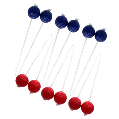 Ladder Ball Toss Game Set with Storage Bag Red and Blue 1