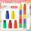 Stacking Crayons Colorful Rainbow Set 15 Pcs 2