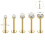 Läpp Labret Ringar Set med Zirkon 10 st 2