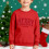 Boys Letter Print Crewneck Sweatshirt Soft Long Sleeve Fall 2