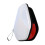 Table Tennis Paddle Case Hard Shell for 2 Paddles White 3