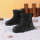 Children's Snow Boots Warm High-Top Solid Color for Toddlers 8