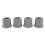 Trekking Pole Rubber Tip End 4 pcs 22mm gray 2