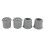 Trekking Pole Rubber Tip End 4 pcs 22mm gray 4